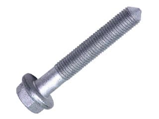 Hexagon bolt with flange and pointed tip