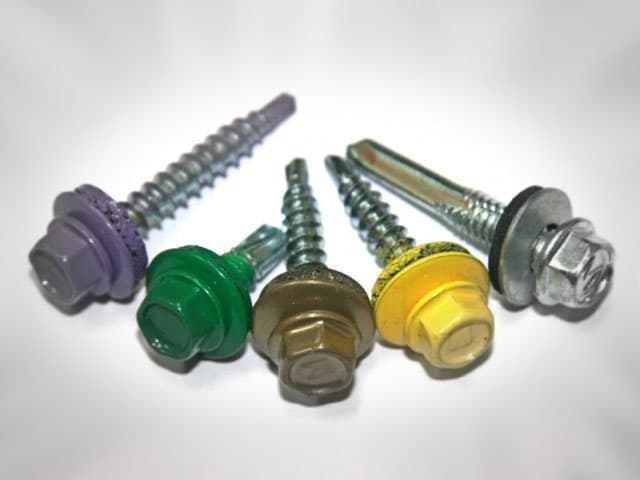 Self-tapping screw with a drill