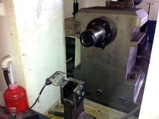 Area for feeding the workpiece into the cutting machine