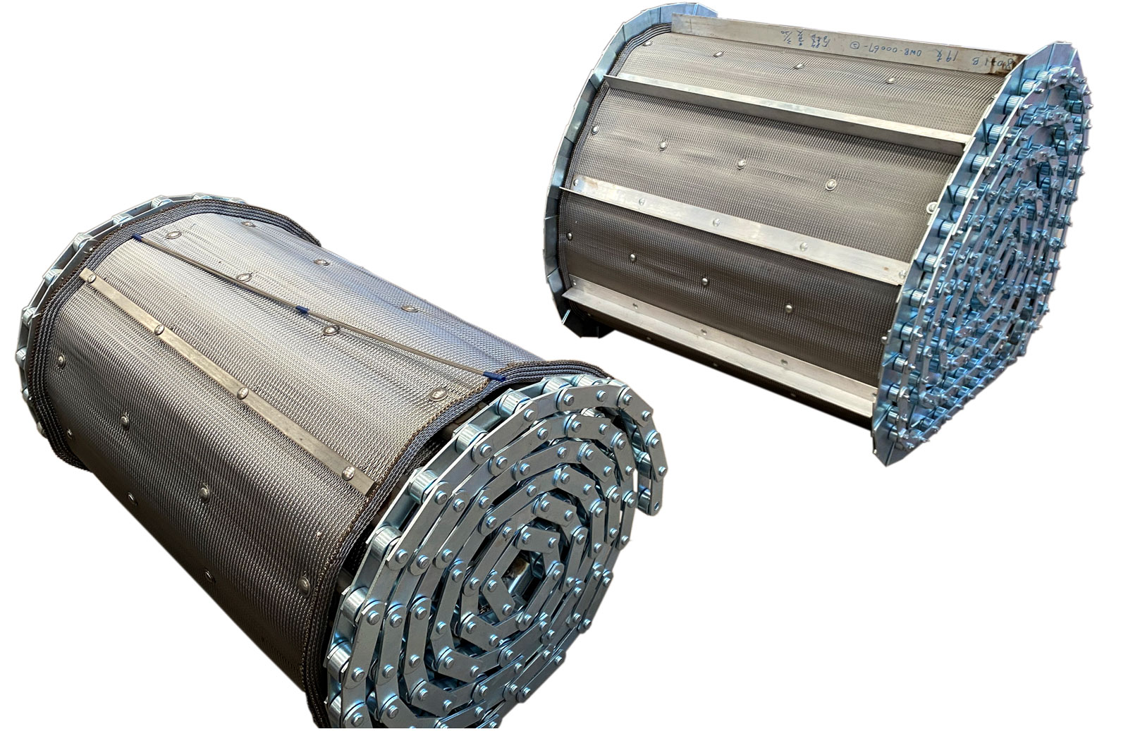 steel conveyor belt for continuous heat treatment furnace