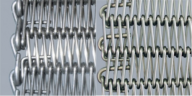 Steel mesh belt conveyor