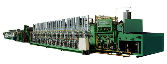 One whole-set of continuous hardening quenching furnace for heat treatment of fasteners