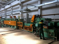 The operating mode of hardening and tempering furnaces line 