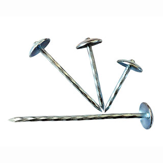 1- inch EG Metal Round Cap Roofing Nails (50-lb.)