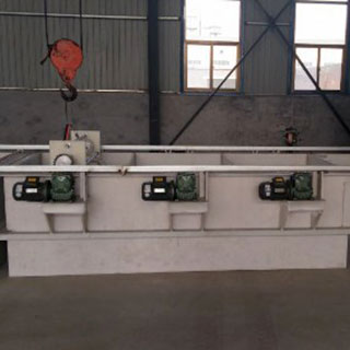 water cleaning tank, hot water tank, passivation tank