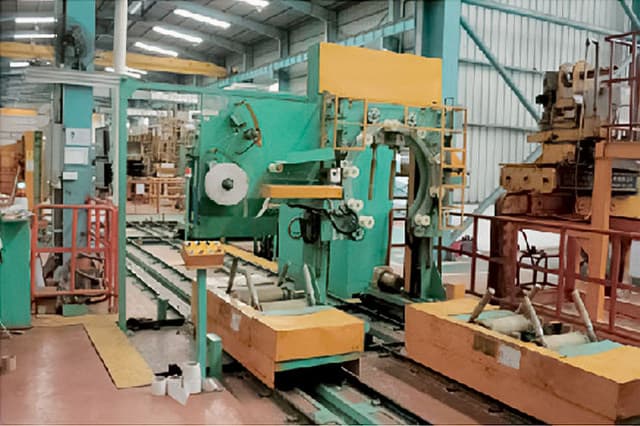 double trolley coil wrapping machine