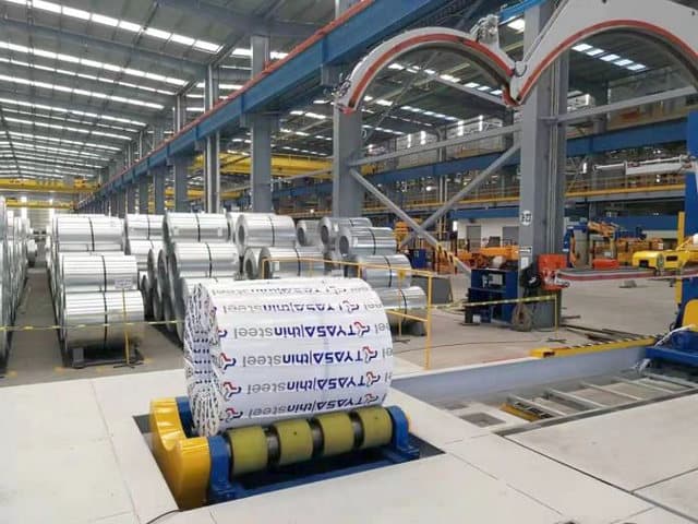 Wide Steel / Aluminum Coil Packaging Line
