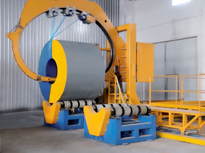 wide metal coil packing machine