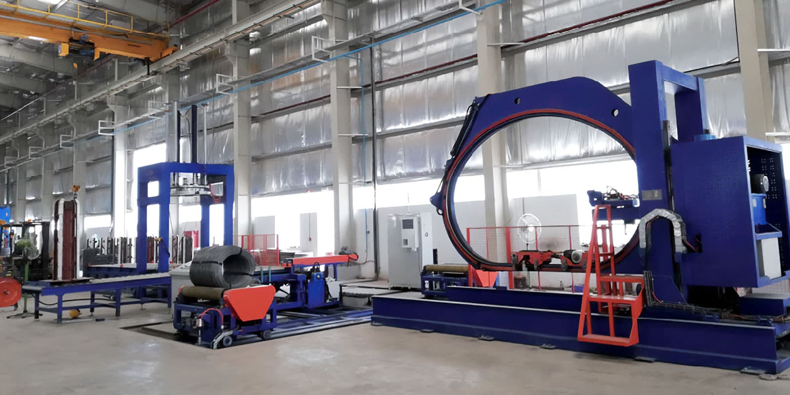 metal wire coil packaging line