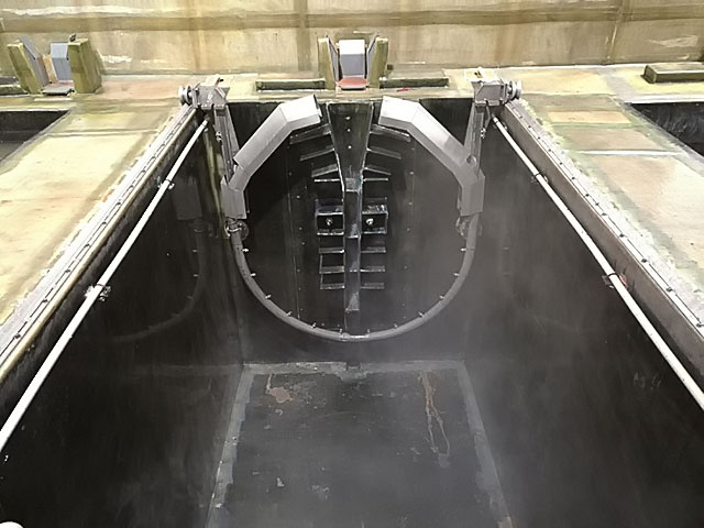 high pressure water washing tank