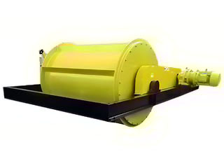 upper feed magnetic drum