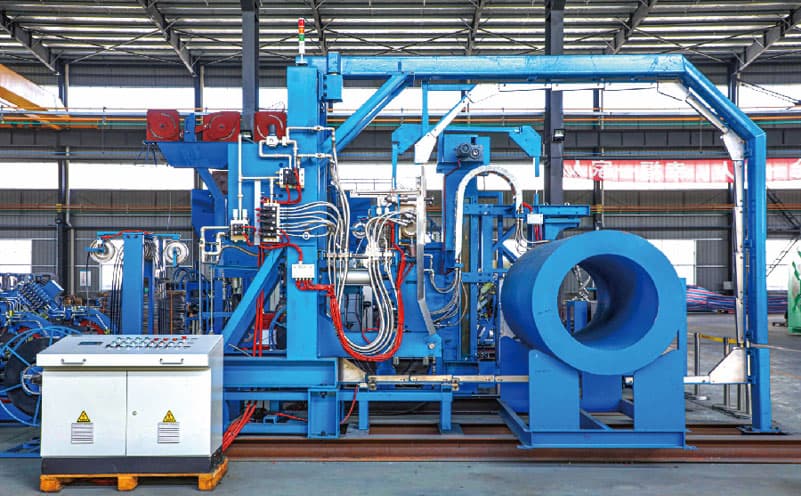 steel coil strapping equipment for radial applications