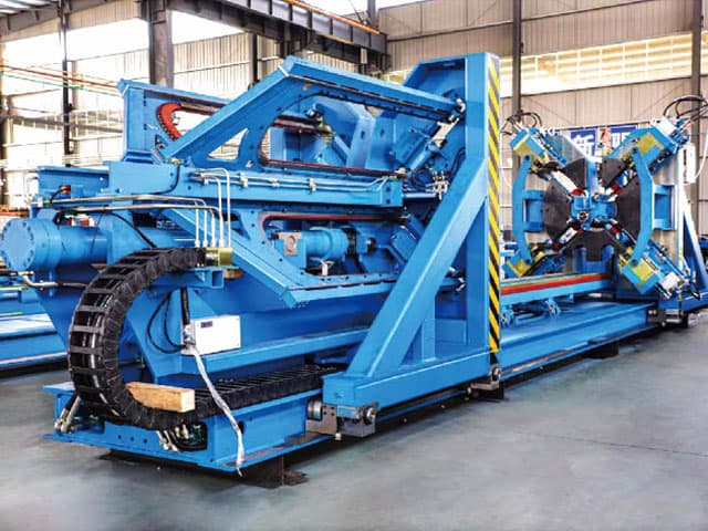 Automatic wire coil strapping machines