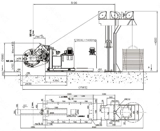Automated Strapping Equipment Installation layout