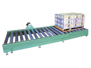 roller type conveyor for pallet