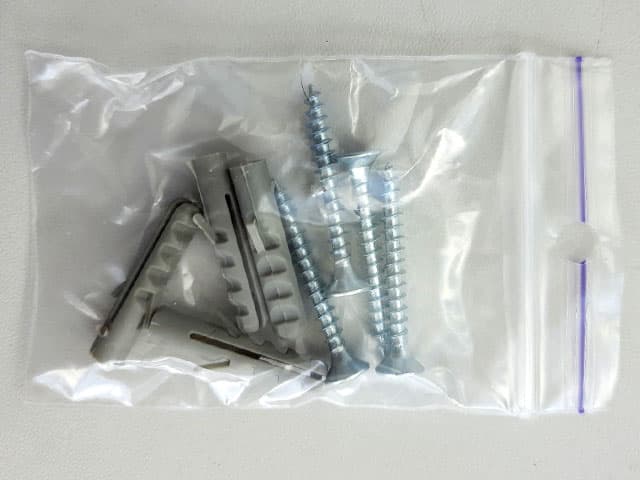 piece packing of fasteners