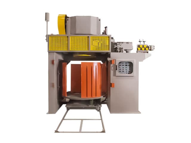 single capstan inverted vertical type wire drawing machine