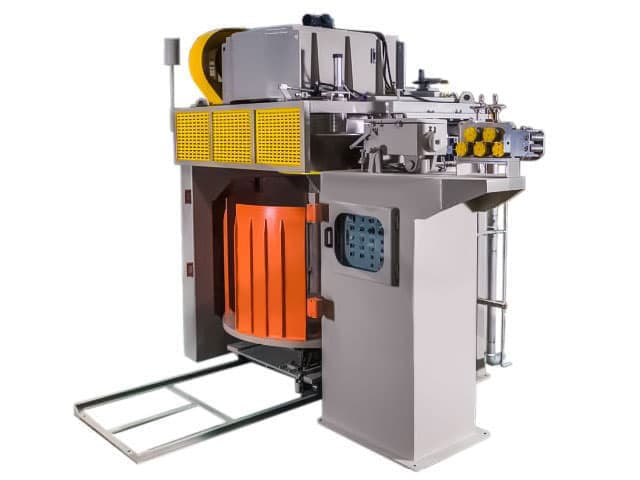 single capstan inverted vertical type wire drawing machine